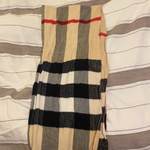 Faux Burberry Scarf